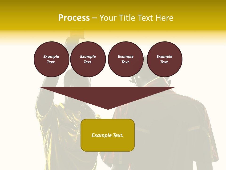 Two People Modern Ballet One Woman PowerPoint Template