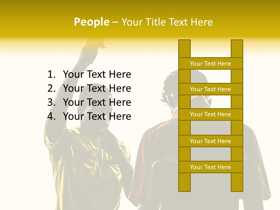 Two People Modern Ballet One Woman PowerPoint Template