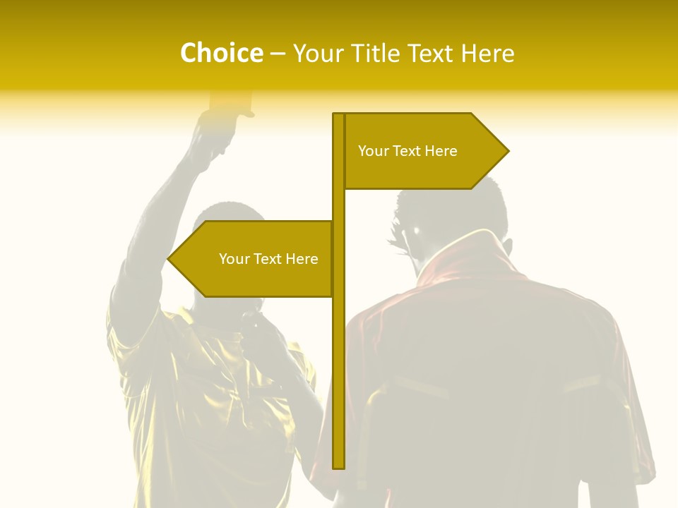 Two People Modern Ballet One Woman PowerPoint Template