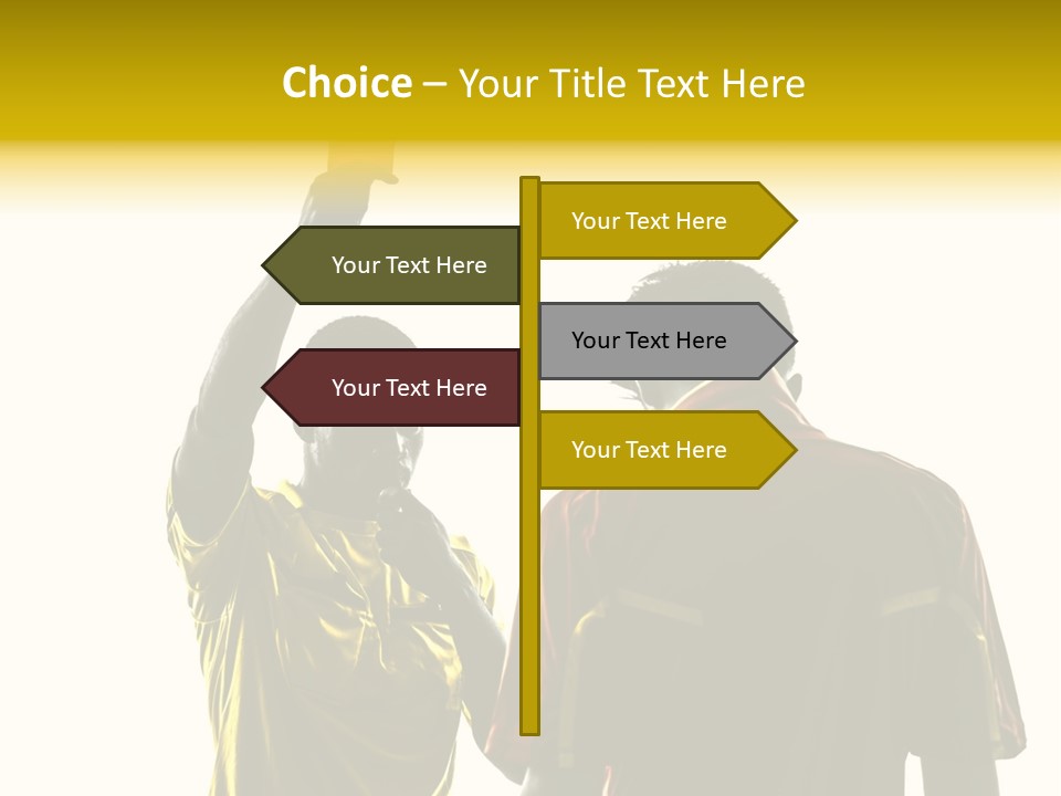 Two People Modern Ballet One Woman PowerPoint Template