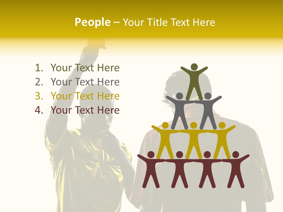 Two People Modern Ballet One Woman PowerPoint Template