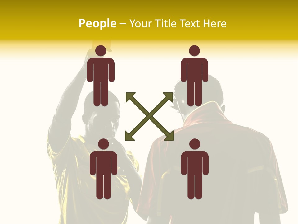 Two People Modern Ballet One Woman PowerPoint Template