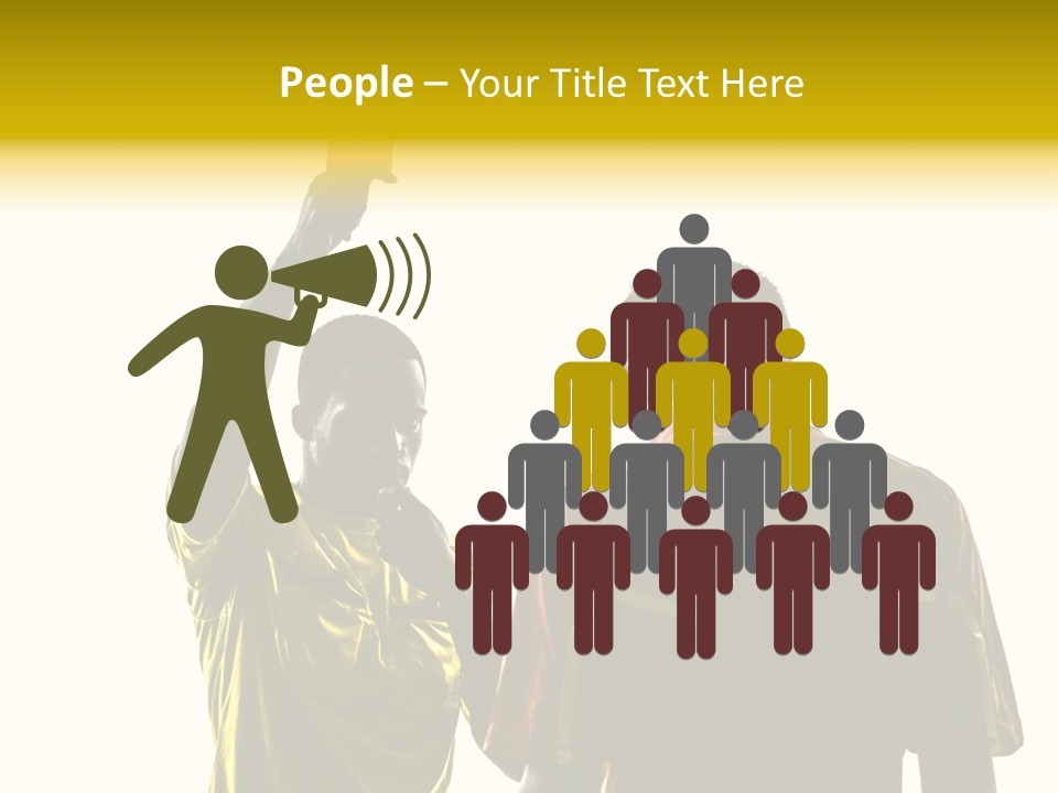 Two People Modern Ballet One Woman PowerPoint Template