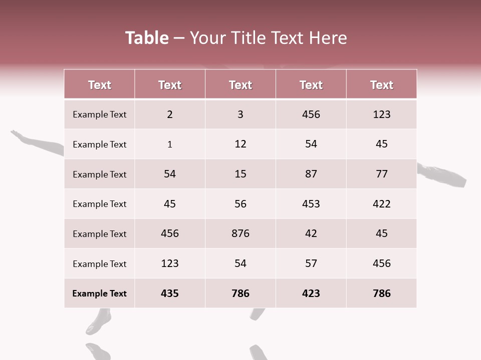 Two People Modern Ballet One Woman PowerPoint Template