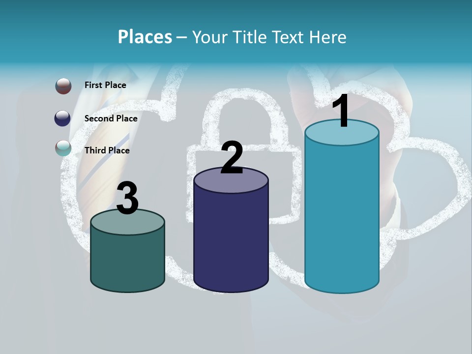 Web Blue Safety PowerPoint Template