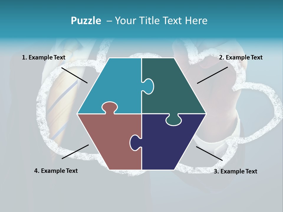 Web Blue Safety PowerPoint Template