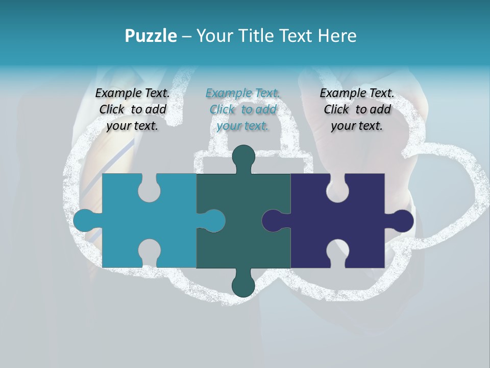 Web Blue Safety PowerPoint Template