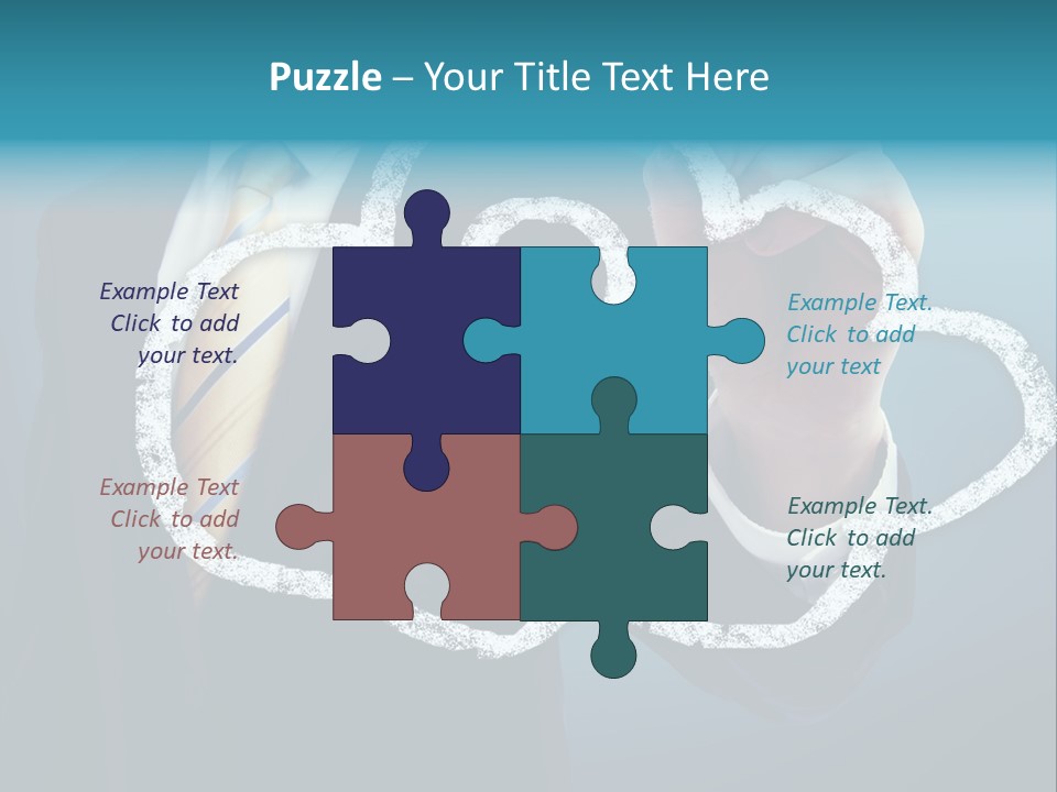 Web Blue Safety PowerPoint Template