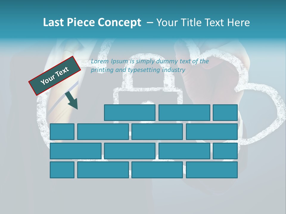 Web Blue Safety PowerPoint Template