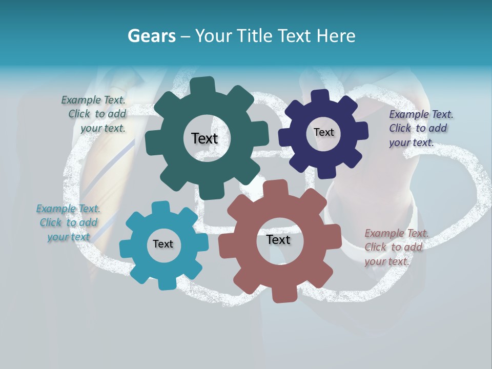 Web Blue Safety PowerPoint Template