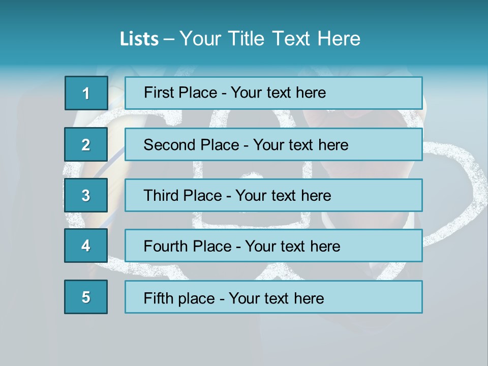 Web Blue Safety PowerPoint Template