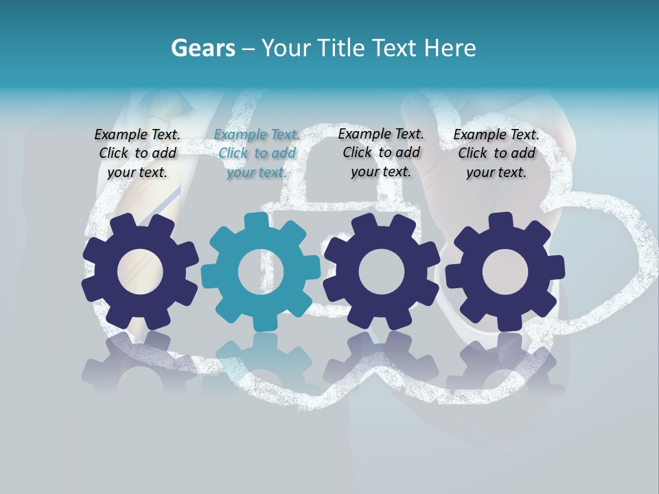 Web Blue Safety PowerPoint Template