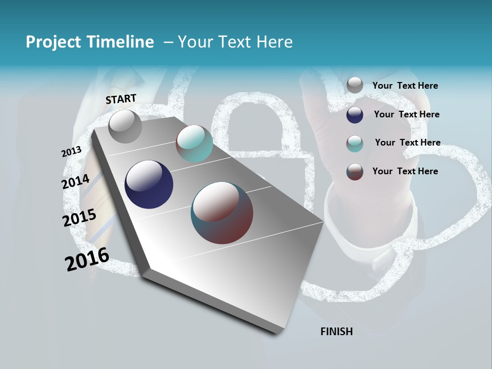Web Blue Safety PowerPoint Template
