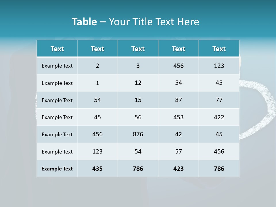 Web Blue Safety PowerPoint Template