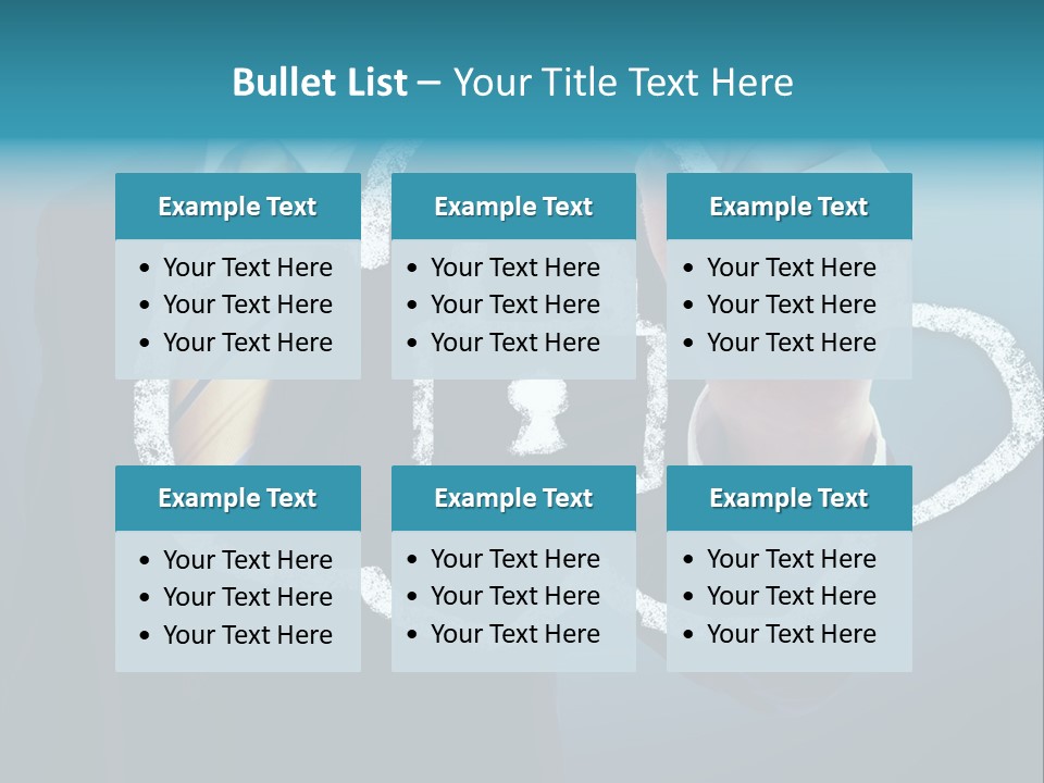 Web Blue Safety PowerPoint Template