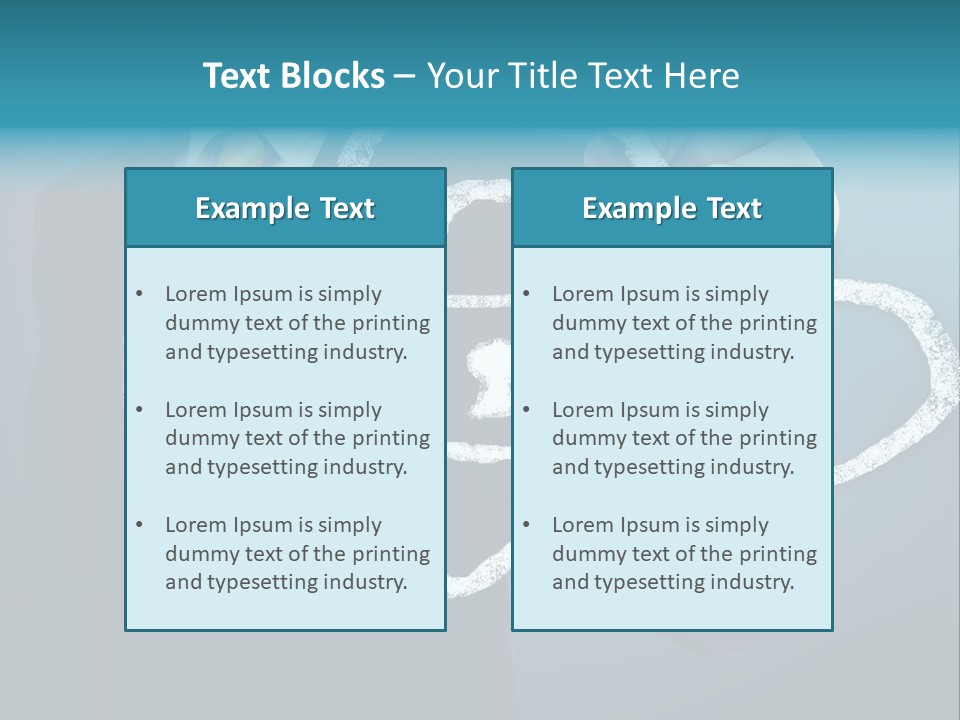 Web Blue Safety PowerPoint Template