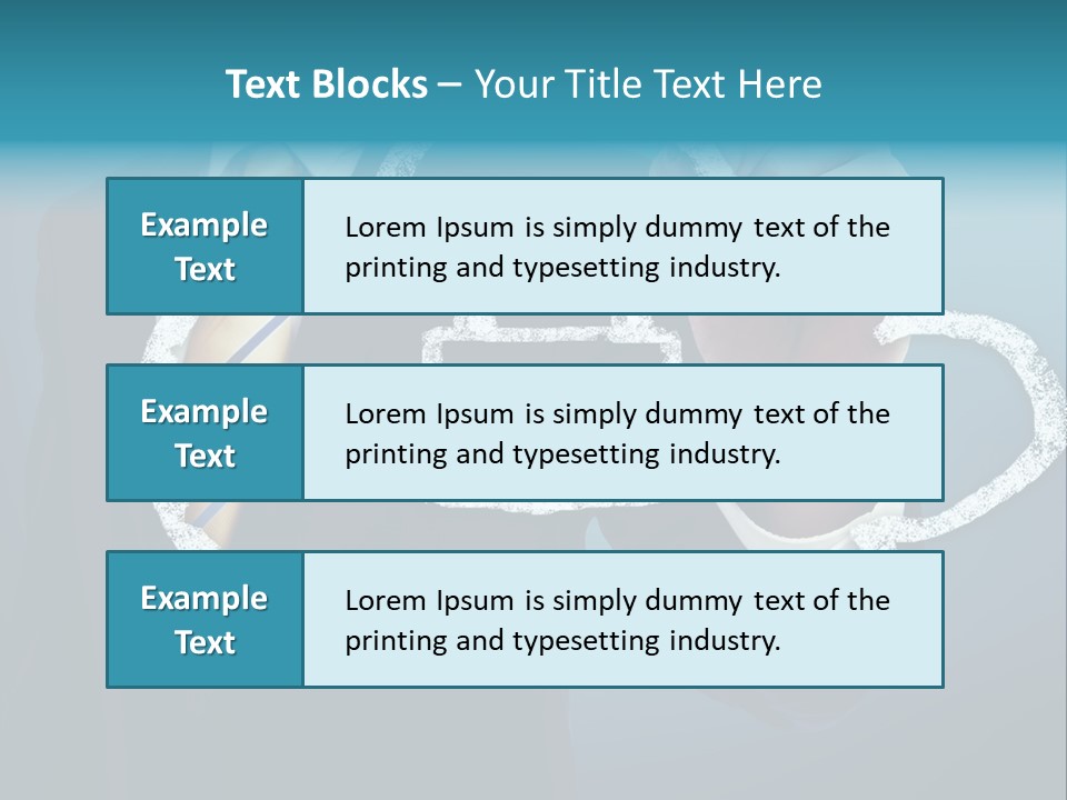 Web Blue Safety PowerPoint Template