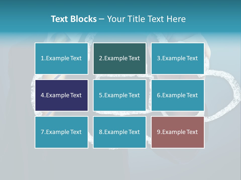 Web Blue Safety PowerPoint Template