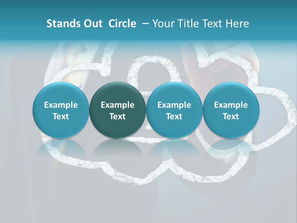 Web Blue Safety PowerPoint Template