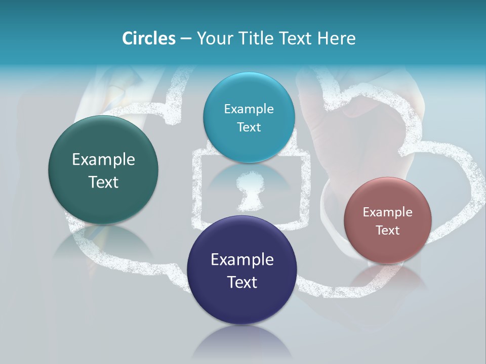 Web Blue Safety PowerPoint Template