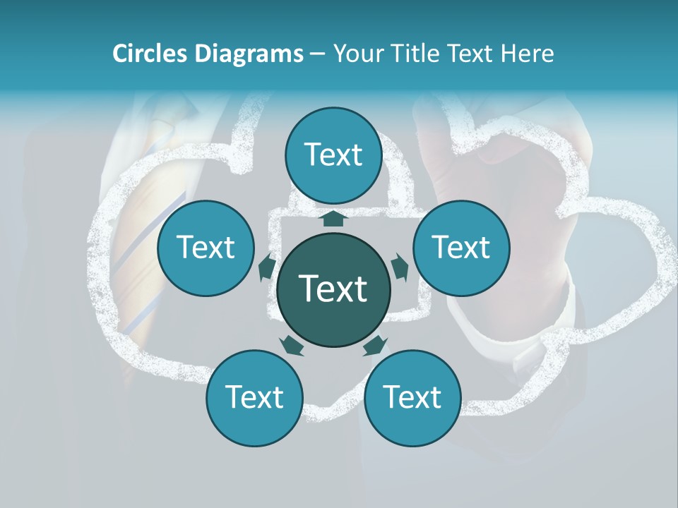 Web Blue Safety PowerPoint Template
