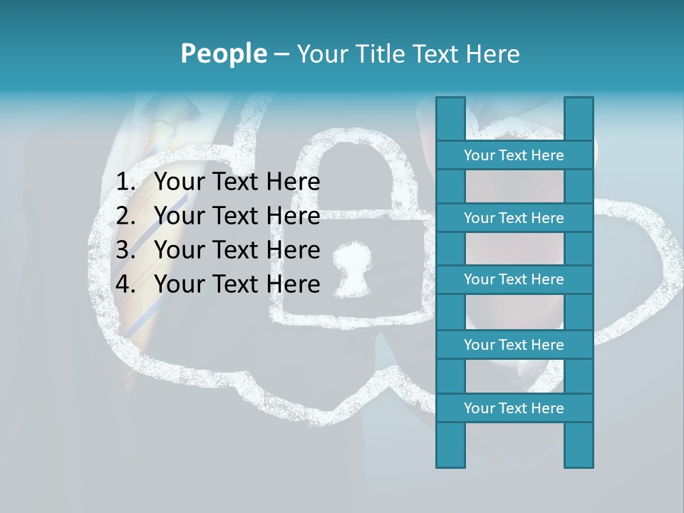 Web Blue Safety PowerPoint Template