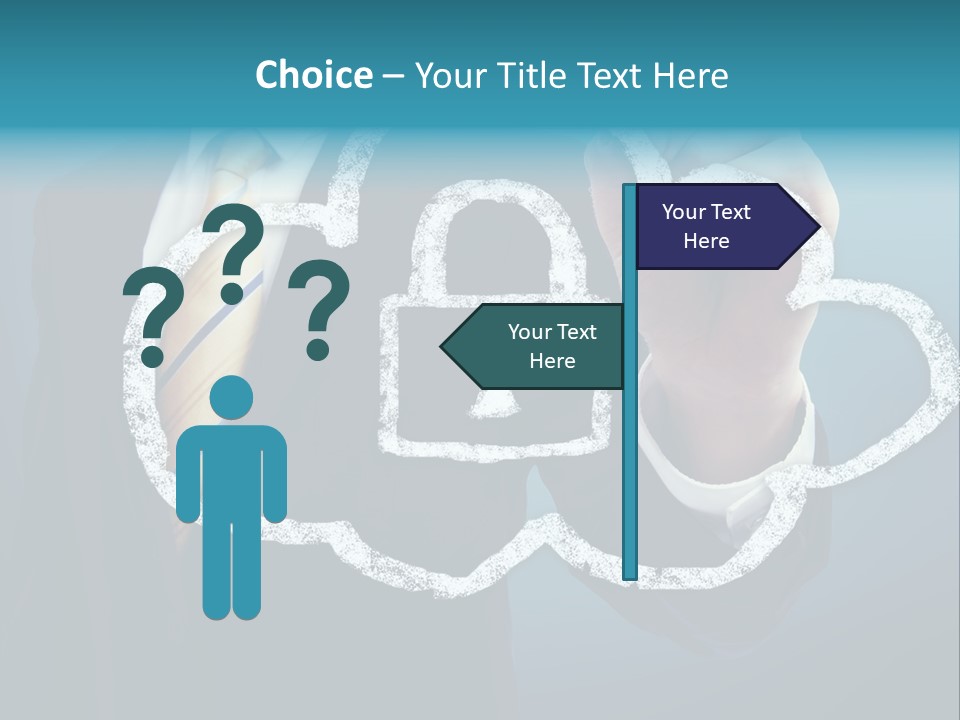 Web Blue Safety PowerPoint Template