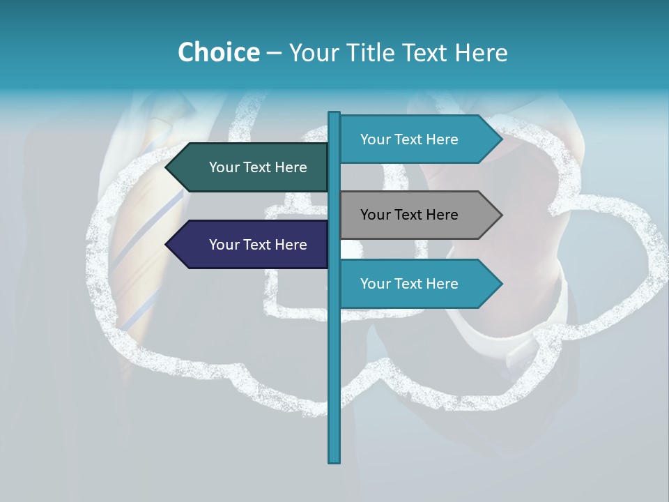 Web Blue Safety PowerPoint Template