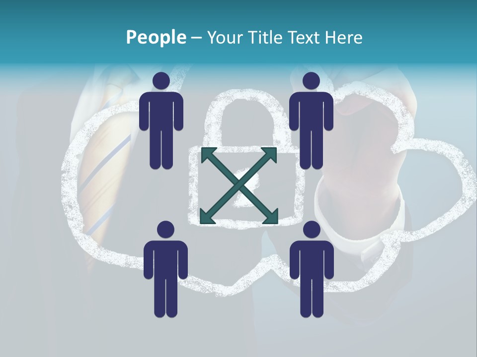 Web Blue Safety PowerPoint Template