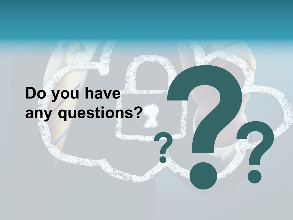 Web Blue Safety PowerPoint Template