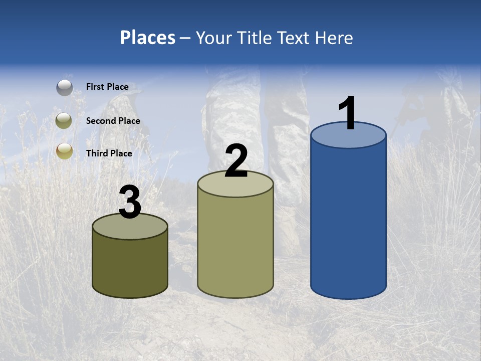 Mid Man Military Military Forces PowerPoint Template