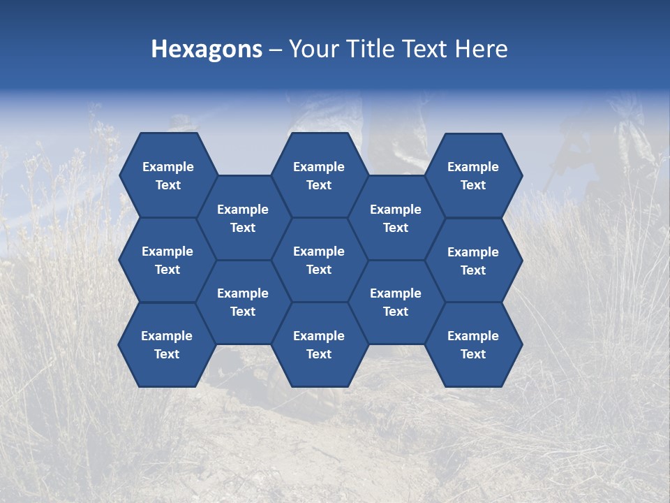 Mid Man Military Military Forces PowerPoint Template