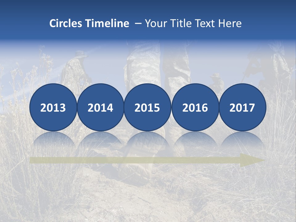 Mid Man Military Military Forces PowerPoint Template