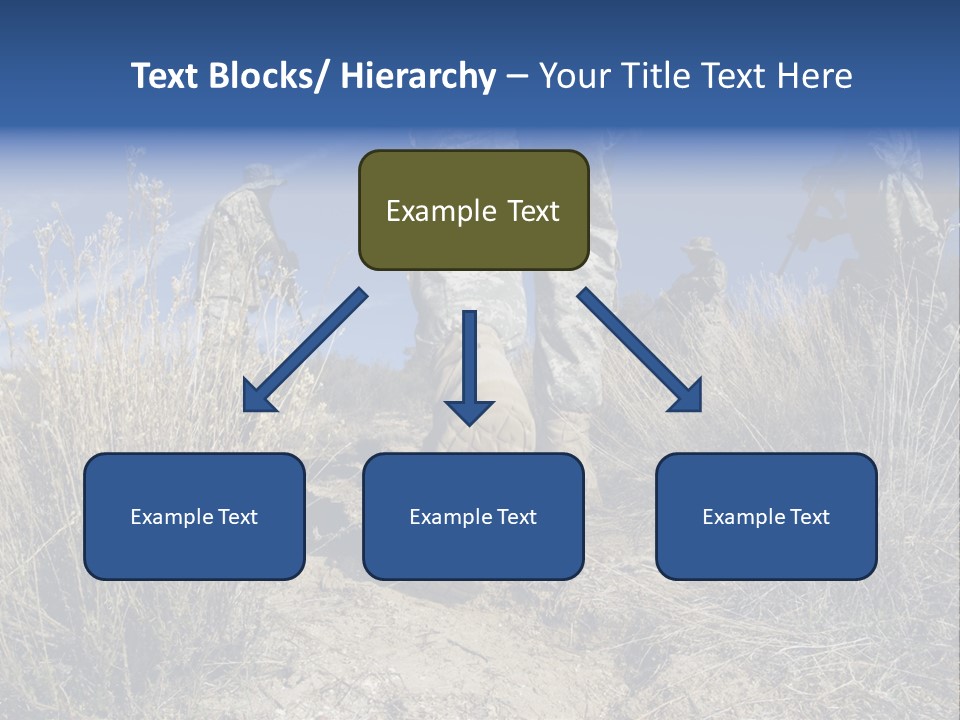 Mid Man Military Military Forces PowerPoint Template