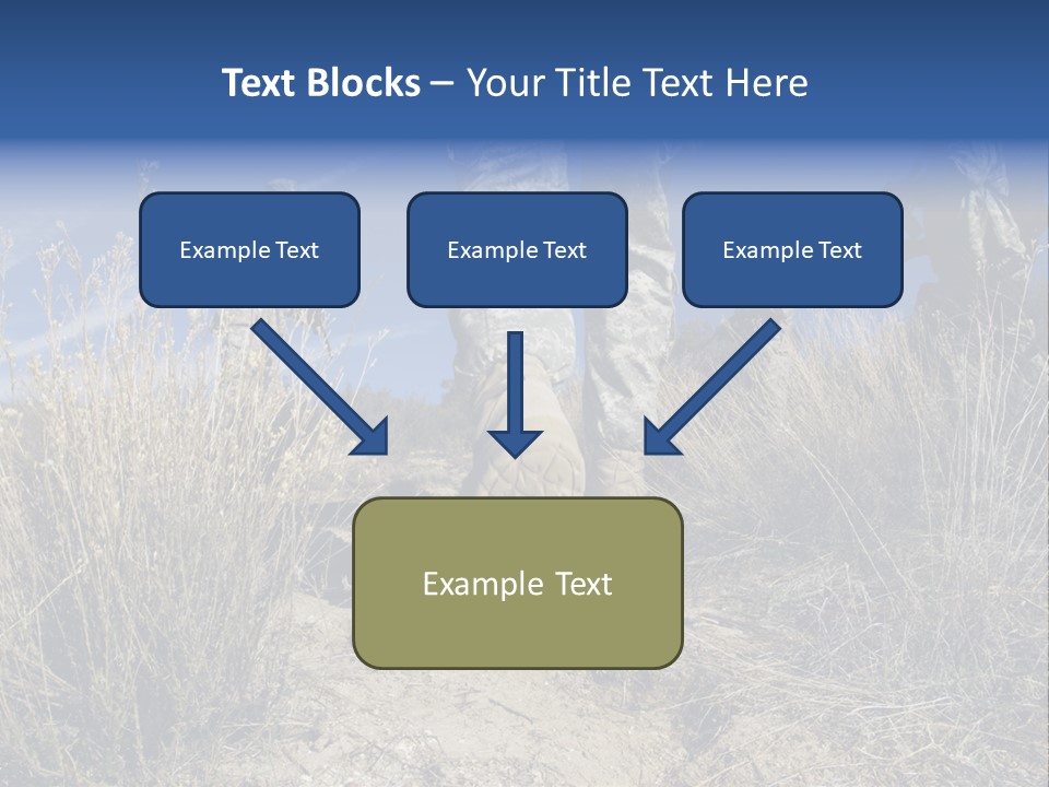 Mid Man Military Military Forces PowerPoint Template