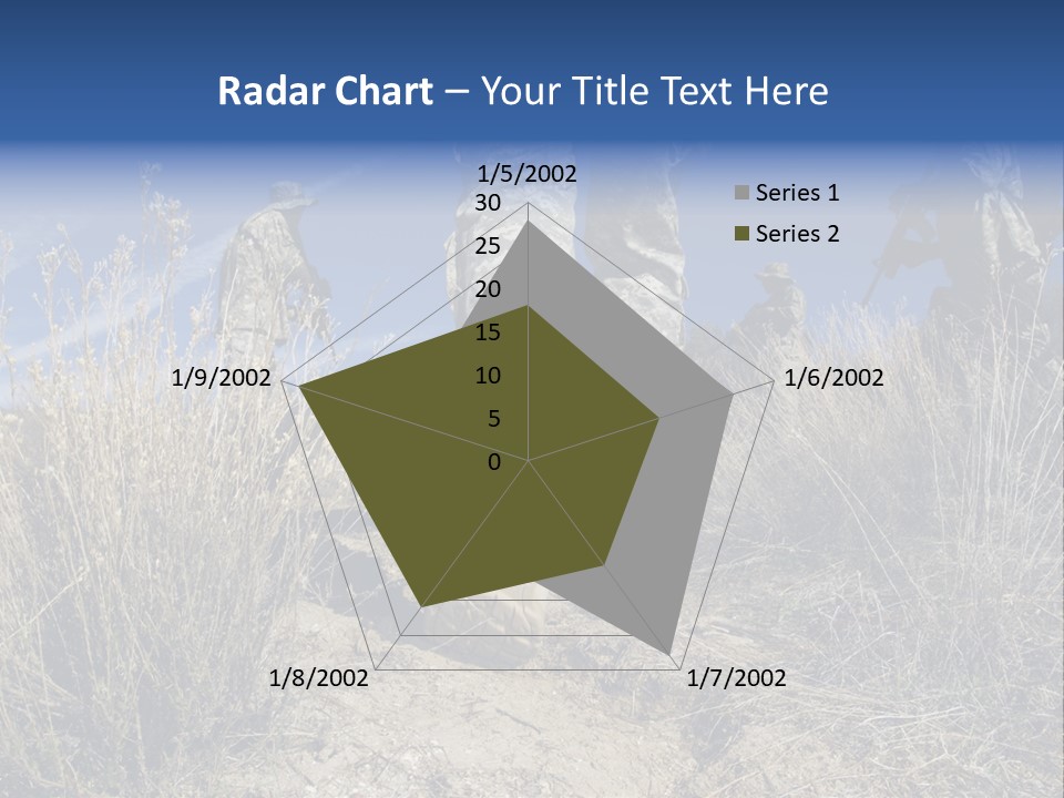 Mid Man Military Military Forces PowerPoint Template