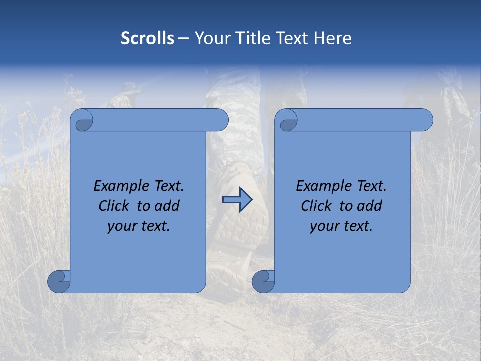 Mid Man Military Military Forces PowerPoint Template
