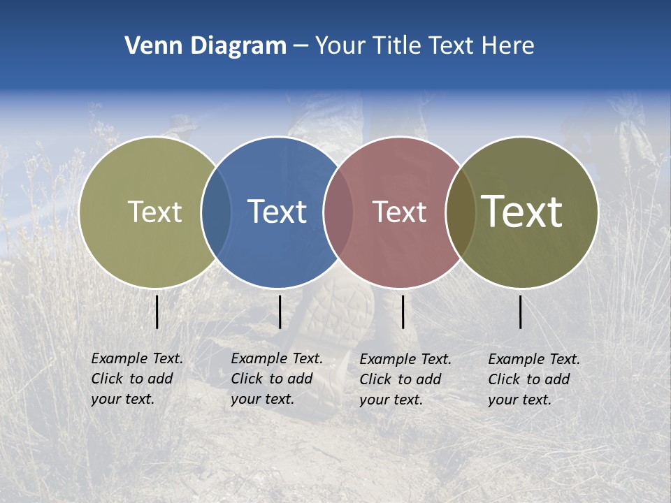 Mid Man Military Military Forces PowerPoint Template