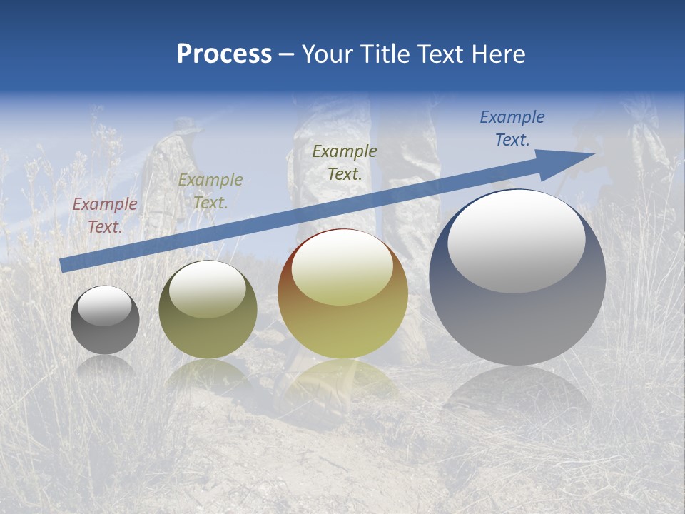 Mid Man Military Military Forces PowerPoint Template