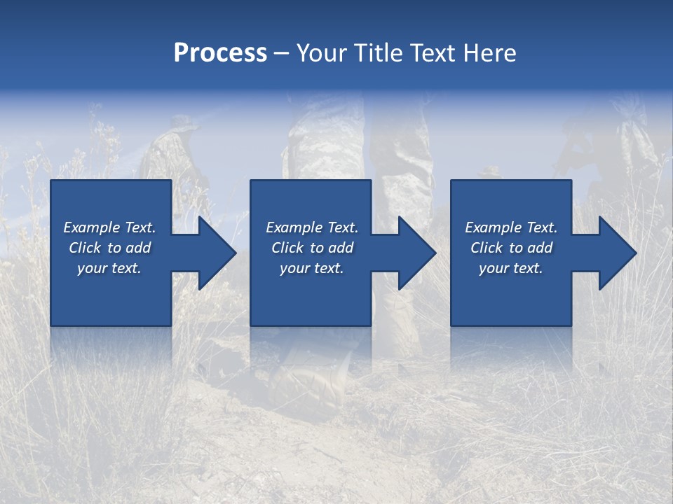 Mid Man Military Military Forces PowerPoint Template