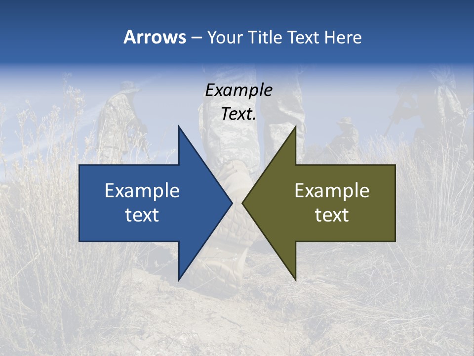 Mid Man Military Military Forces PowerPoint Template