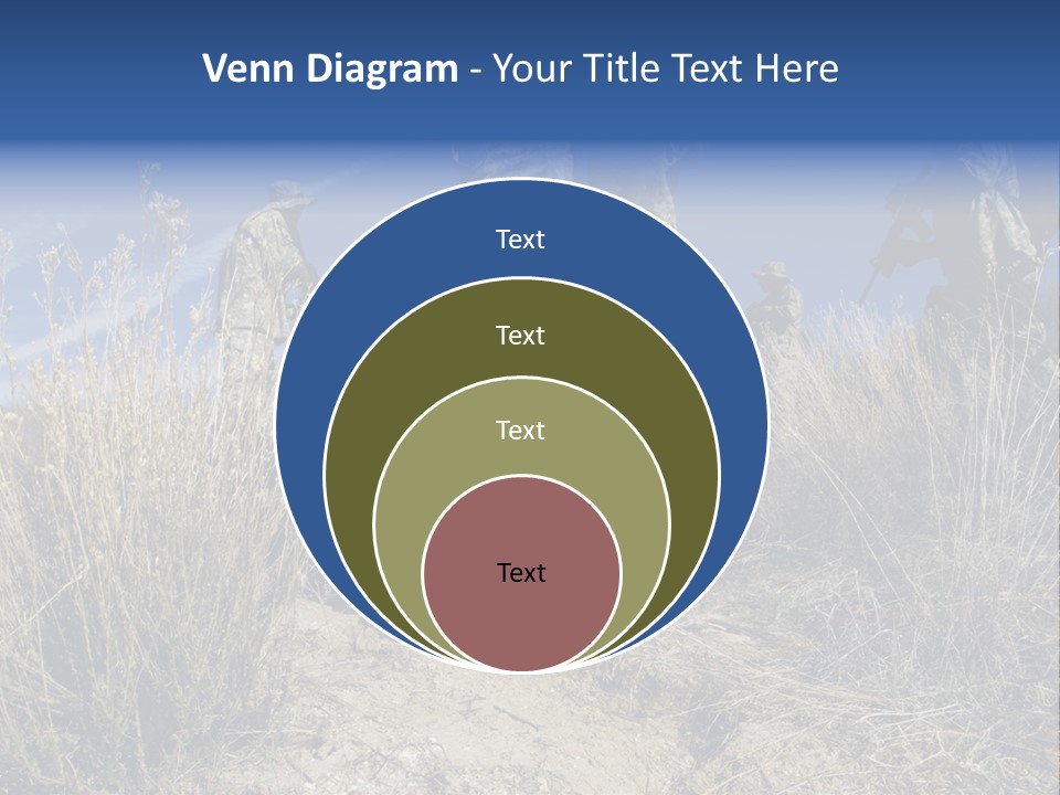 Mid Man Military Military Forces PowerPoint Template