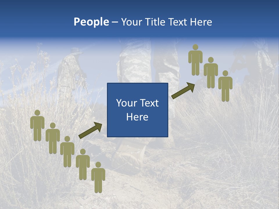 Mid Man Military Military Forces PowerPoint Template