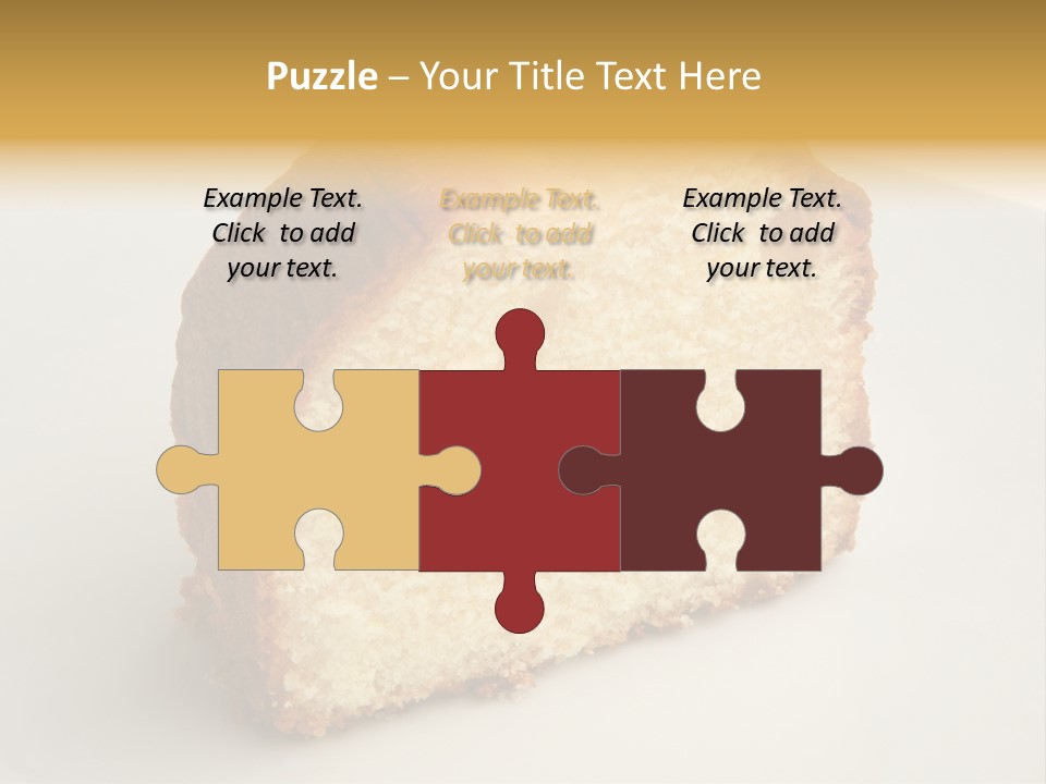 Bakery Pie Snack PowerPoint Template