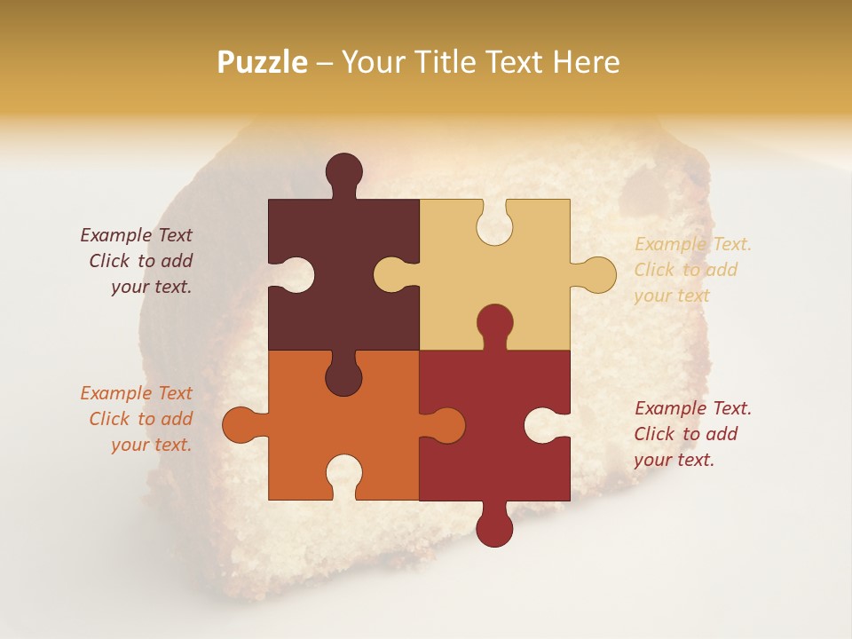 Bakery Pie Snack PowerPoint Template