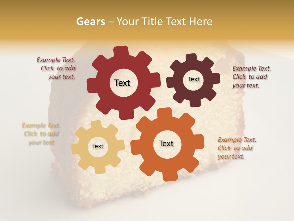 Bakery Pie Snack PowerPoint Template