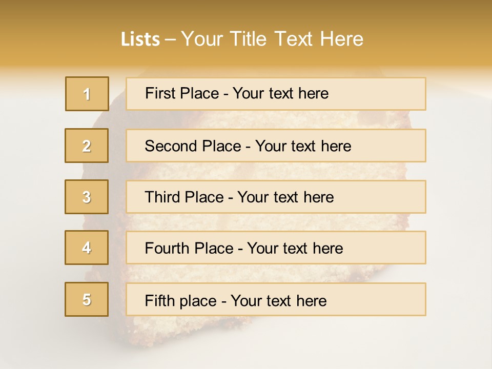 Bakery Pie Snack PowerPoint Template