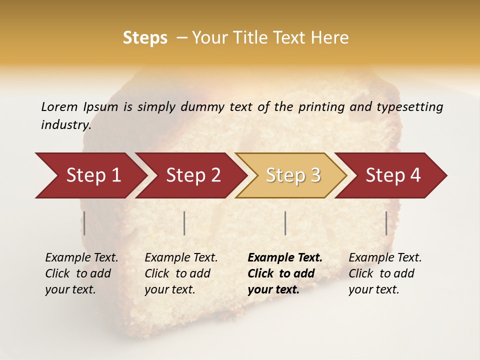 Bakery Pie Snack PowerPoint Template