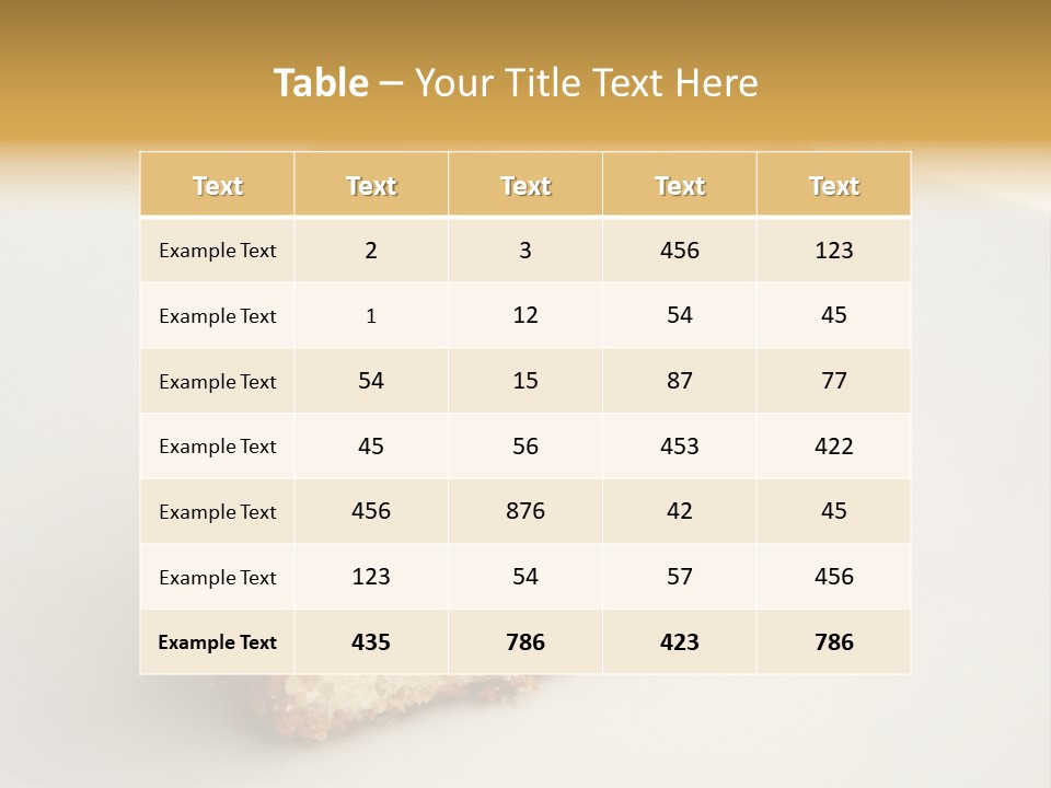 Bakery Pie Snack PowerPoint Template