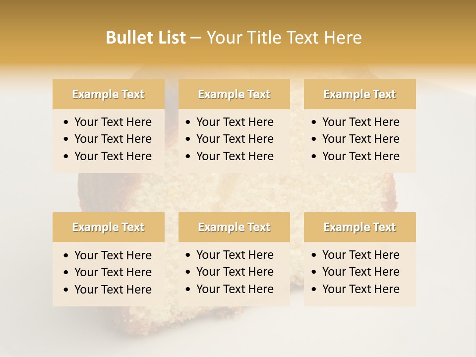Bakery Pie Snack PowerPoint Template